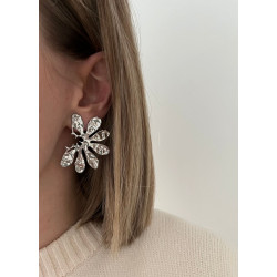 Boucle d'oreille fleur